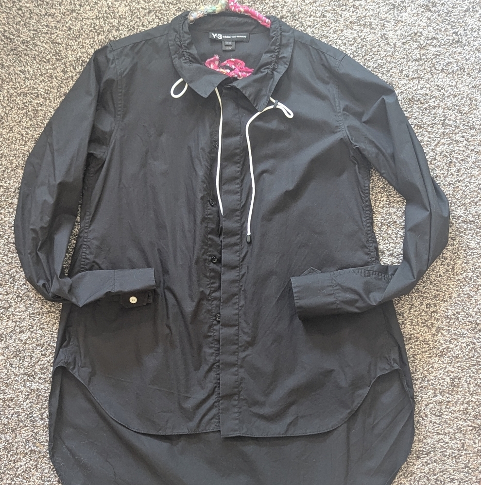 Y-3 Black Women's Shirt Jacket